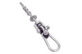 Single point suspension ROTATIONAL swing hook - turns 360° 