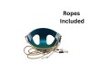 Half Bucket Infant Seat Swing & Adjustable Ropes Green polymer (Residential)