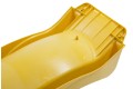 1.5m high standalone slide “S-line” with water feature - YELLOW