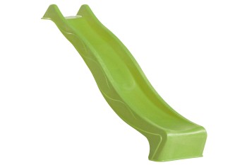 1.5m high standalone slide “S-line” with water feature - LIME