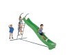 1.5m high slide “Tsuri” and ladder free standing kit with water feature - LIME