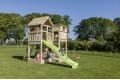 1.5m Platform High Standalone Slide “Tsuri” with water feature - LIME ( Residential )  