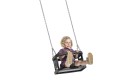  Rubber baby Swing seat  ‘Curve’  with  Stainless Steel Chainset 1.8m long  -  KBT Swing Seat (Commercial- Aluminum Insert)