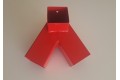 Single Swing Frame - Set - Free Standing - Oblique Corners RED