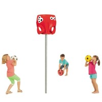 Ball Catcher and Pole Commercial Octopus RED with pole