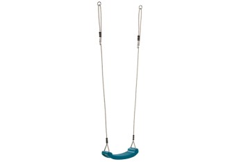 Blow Moulded Swing Seat With Adjustable PH Ropes TURQUOISE