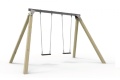 Commercial Double Swing Set -  Steel Top Beam Only