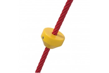 Armed Rope knot PP Plastic Yellow 1pc