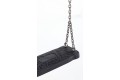  Rubber Swing Seat Medium  ‘Curve’  With Stainless Steel Chains 2m   (Commercial grade - Aluminum Insert)