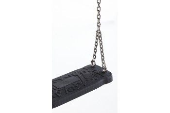  Rubber Swing Seat Medium  ‘Curve’  With Stainless Steel Chains 2.5m   (Commercial grade - Aluminum Insert)