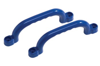 Short Plastic Handle Grips BLUE