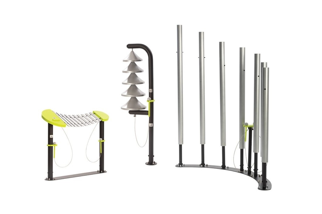 Commercial Inclusive Playground Equipment KBT Music Sets Tones Of Harmony