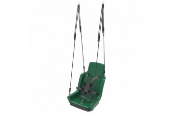 Special needs swing 'rope set’ With Safety Harness (sensory swing) - GREEN