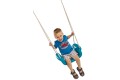 Baby Seat Growing Type Swing With Adjustable Ropes - GREEN/AQUA/ORANGE