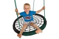 Nest Swing ‘Oval’ with adjustable Ropes  (sensory swing) - Black/Green