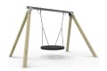 Commercial Grade Birds Nest Swing Frame. Galvanized Steel Top Beam With Timber Legs 90 x 90
