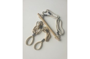 Trapeze Bar and rope Gym Rings