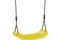 Blowmolded Swing Seat Yellow With Yellow Adjustable PP Ropes