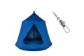 Tent Pod Swing LARGE - Blue with swing hook - turns 360°