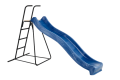 1.2m high slide ‘Yulvo’ and ladder free standing kit with water feature - BLUE ( Residential)