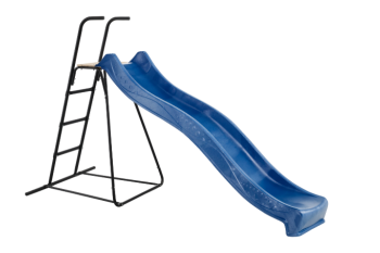 1.2m high slide ‘Yulvo’ and ladder free standing kit with water feature - BLUE ( Residential)