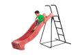 1.2m high slide ‘reX’ and ladder free standing kit with water feature - RED ( Residential)