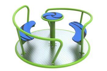 Playground Spin "VIENTO" Merry Go Round Commercial Playground - Inclusive Carousel 