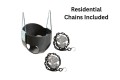 Full Bucket Infant Seat With Heavy duty plastic Coated Chains ( Residential)