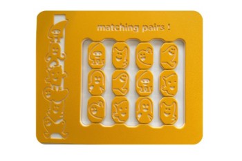 Sensory Panel Matching Pairs, Play Panel HDPE - Yellow