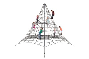 Commercial Armed Rope Pyramid Net 5m High - PREMIUM