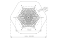 Commercial Armed Rope Pyramid Net 5m High - PREMIUM