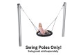 Steel Post Set With Hooks Inground for Birds Nest Swing