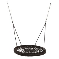 Commercial basket swing 1.2m Black/Black/Black 2 Point Fixing Nest swing