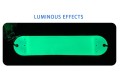Strap Seat Moulded Ribbed Luminous - wraparound swing With Adjustable Ropes (KBT brand)