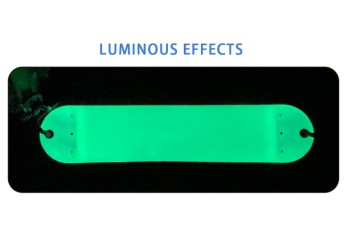 Strap Seat Moulded Ribbed Luminous - wraparound swing With Adjustable Ropes (KBT brand)