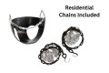 Half Bucket Infant Seat Commercial With Heavy Duty Plastic Coated Chains