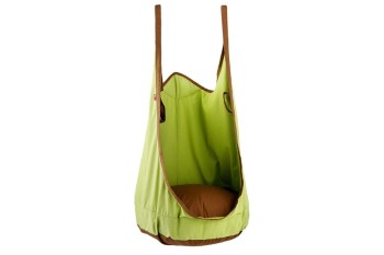 Pod Chair Swing  - Green fabric