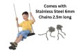  Rubber Swing Seat  ‘PURE’  With Stainless Steel Chains 2.5m 