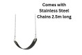 Slash Proof Strap Seat (Stainless Steel) Commercial Chain 2.5m 