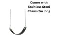 Slash Proof Strap Seat (Stainless Steel) Commercial swing seat with Chain 2.0m stainless