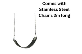 Slash Proof Strap Seat (Stainless Steel) Commercial swing seat with Chain 2.0m stainless