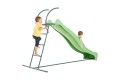 1.2m high slide ‘reX’ and ladder free standing kit with water feature  - LIME