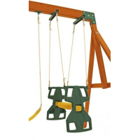 DUO SWING SEAT GLIDER With Ropes and swing hangers
