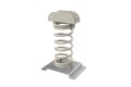 Bike Spring Rocker (Inground or flat anchor) - stainless steel  + natural timber 