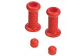 Handgrip set for spring toy Red