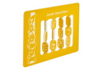 Sensory Panel Matching Pairs, Play Panel HDPE - Yellow