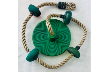 Climbing Monkey Swing DARK GREEN -  LARGE with super thick rope