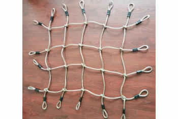 Scramble Net 1.25m x 1.5m Beige Rope
