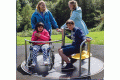 Special Needs Inclusive Wheelchair Merry Go Round Commercial Playground
