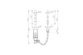 Stainless Steel Swing hook ‘shanti’ For Group Swings- Commercial  Bar Length 220 mm KBT